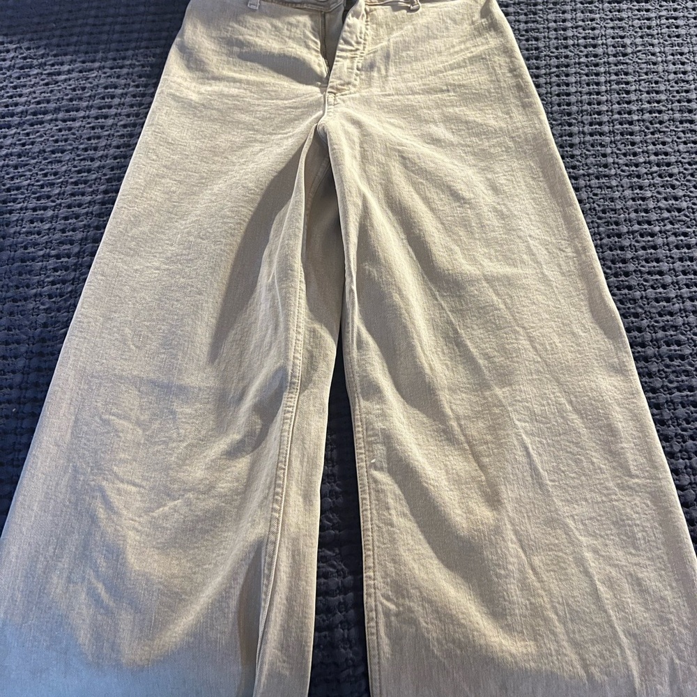 Zara High Rise Wide Leg Jeans